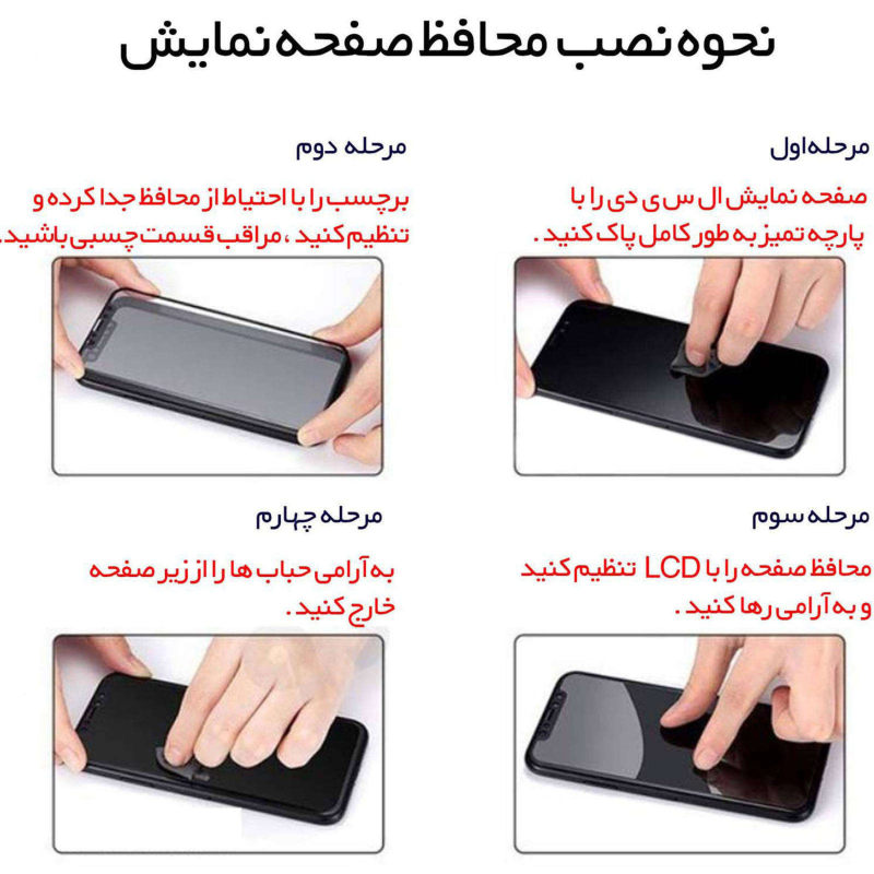 محافظ صفحه نمایش سرامیکی مناسب برای گوشی موبایل اپل iPhone 11