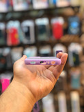 قاب گوشی Samsung Galaxy A22 4G هیبریدی دکمه رنگی مدل پشت مات محافظ لنزدار