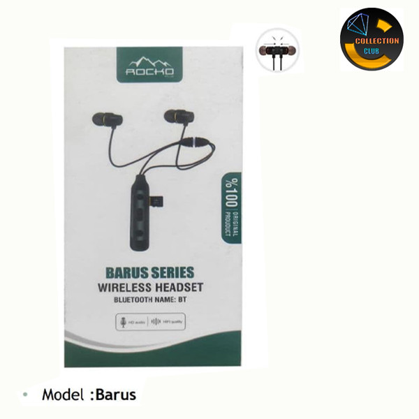 هندزفری بلوتوث دور گردنی (با سیم)روکو پلاس مدل BARUS SERIES