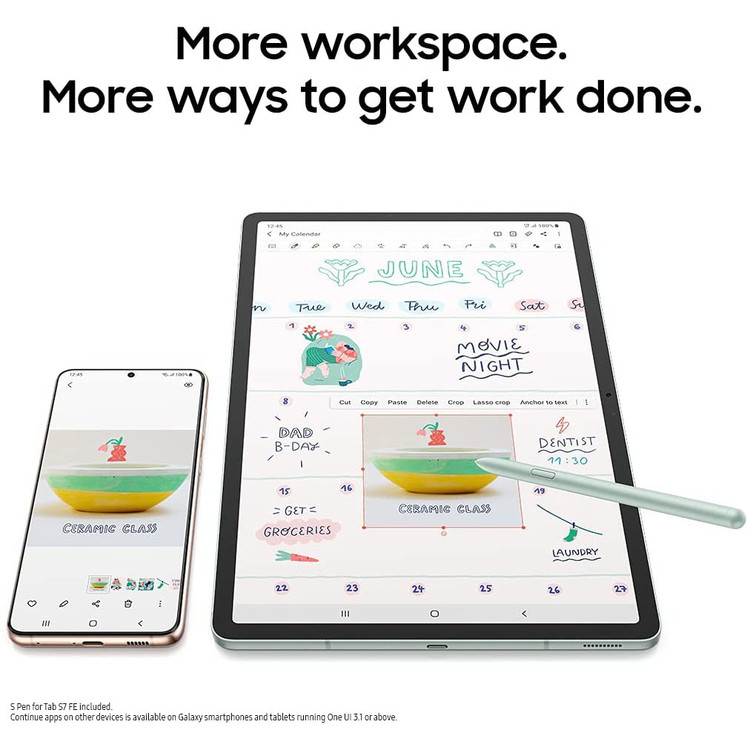 تبلت سامسونگ مدل Galaxy Tab S7 FE 5G SM-T736B ظرفیت 64 گیگابایت main 1 16